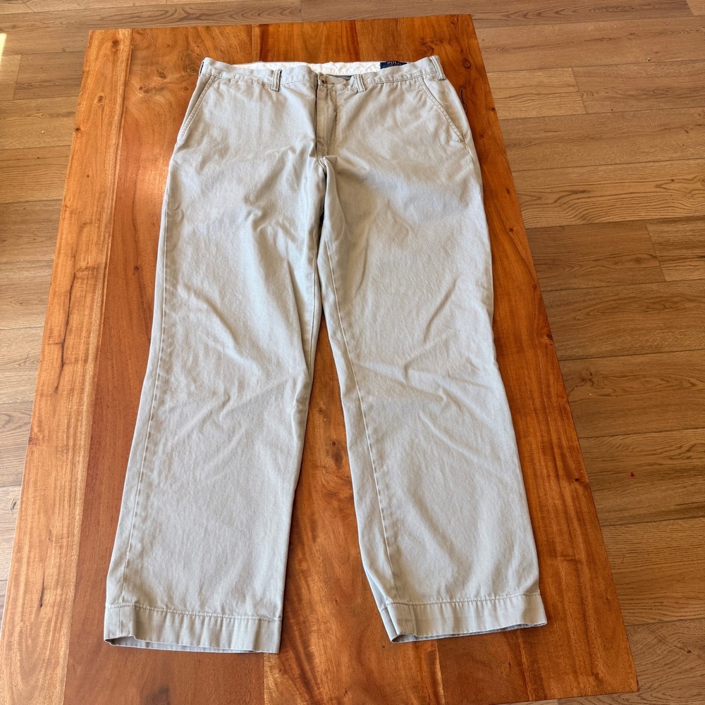 Polo Ralph Lauren Men's Khaki Classic Chino Pants Size 36x30‎